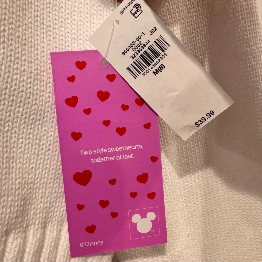 NWT Old Navy x Disney Minnie Mouse Graphic Pullover Sweater - 100% cotton